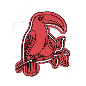 Toucan on Branch Cookie Cutter