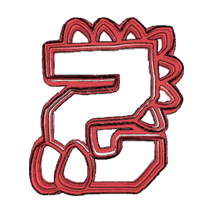 Number5 – Dinosaur Cookie Cutter