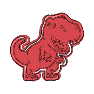 T-Rex Dinosaur Cookie Cutter