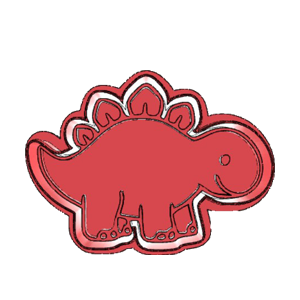 Stegosaurus Dinosaur Cookie Cutter