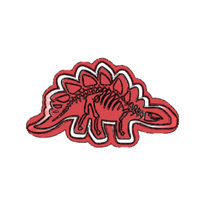 Stegosaurus Fossil Dinosaur Cookie Cutter