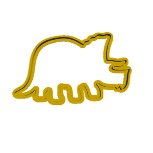 Triceratops Dinosaur Cookie Cutter