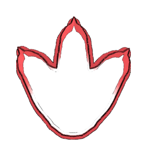 Dinosaur Footprint Cookie Cutter