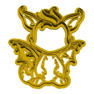 Fantasy Dragon Imprint Cookie Cutter