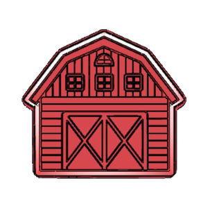 Classic Barn Cookie Cutter