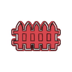 Fence Panel Cookie Cutter