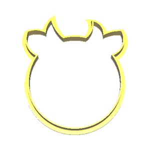 Cow Head Cookie Cutter