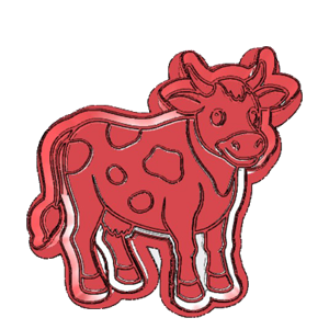 Spotted Cow Cookie Cutter