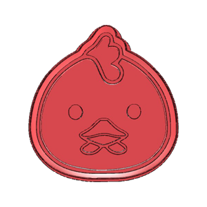 Duck Face Cookie Cutter