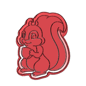 Cute Chipmunk Cookie Cutter
