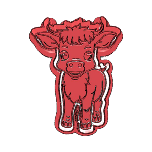 Baby Goat Cookie Cutter