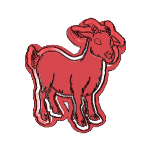 Farm Goat Cookie Cutter