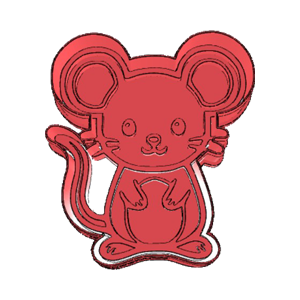 Cute Mouse Cookie Cutter