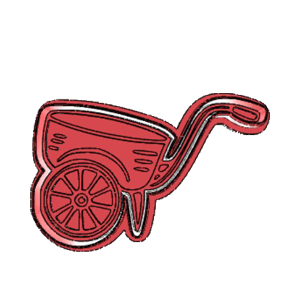 Wheelbarrow Cookie Cutter