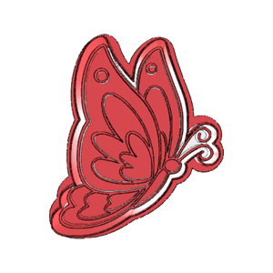 Decorative Butterfly Cookie Cutter