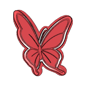 Long Wing Butterfly Cookie Cutter