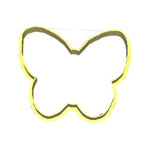 Outline Butterfly Cookie Cutter