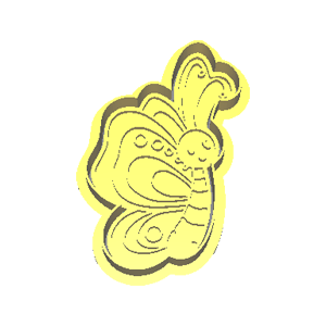 Cute Cartoon Butterfly Cookie Cutter