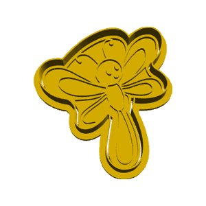 Smiling Dragonfly Cookie Cutter