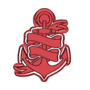 Banner Anchor Cookie Cutter