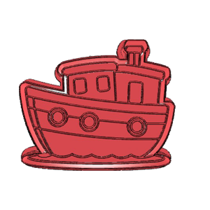 Fishing Boat Cookie Cutter