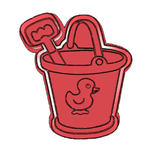 Beach Bucket Cookie Cutter