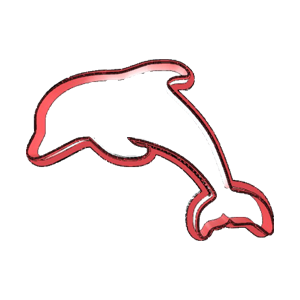 Swimming Dolphin Cookie Cutter