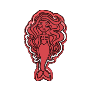 Cute Mermaid Cookie Cutter