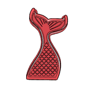 Mermaid Tail Cookie Cutter