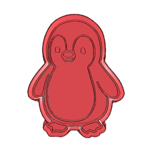 Cute Penguin Cookie Cutter