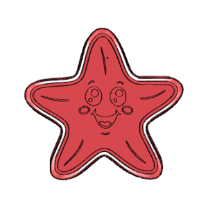 Cute Starfish Cookie Cutter