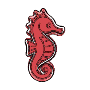 Detailed Seahorse Cookie Cutter