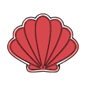 Simple Seashell Cookie Cutter