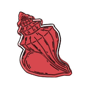 Conch Seashell Cookie Cutter