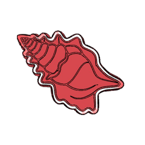 Rounded Scallop Seashell Cookie Cutter