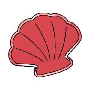 Classic Scallop Seashell Cookie Cutter