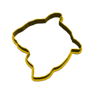 Cartoon Shark Cookie Cutter