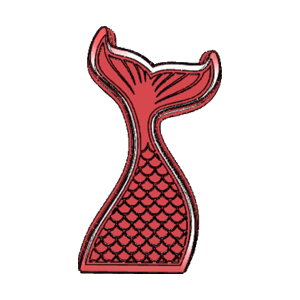 Mermaid Tail Cookie Cutter