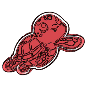 Cute Sea Turtle Cookie Cutter