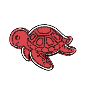 Swimming Sea Turtle Cookie Cutter
