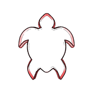 Turtle Silhouette Cookie Cutter