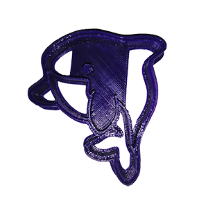 Cute Cartoon Whale Cookie Cutter