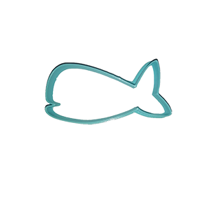 Simple Whale Cookie Cutter