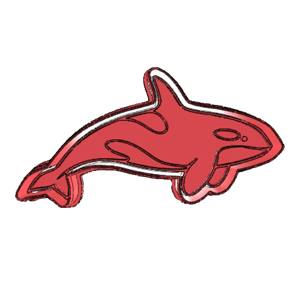 Orca Killer Whale Cookie Cutter