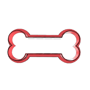 Dog Bone Cookie Cutter