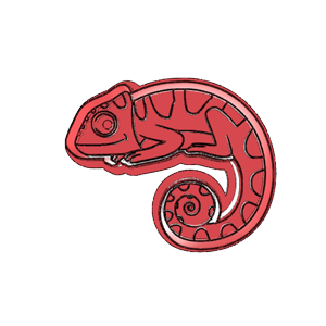 Chameleon Cookie Cutter