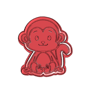 Cute Monkey Cookie Cutter