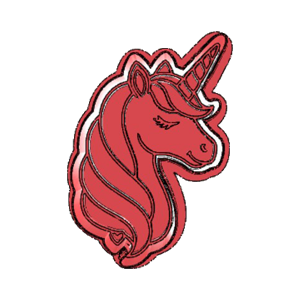 Unicorn Head Cookie Cutter