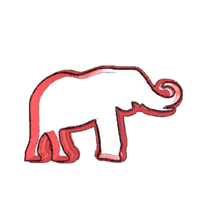 Elephant Cookie Cutter