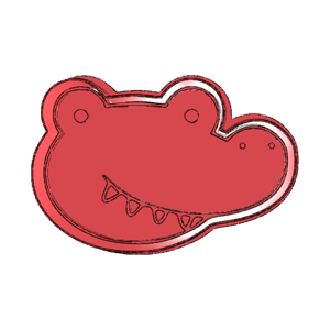 Crocodile Cookie Cutter